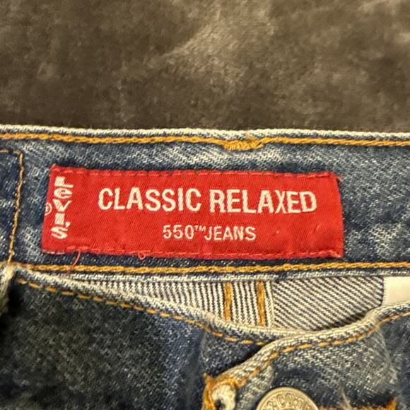 Levi’s 550 Classic Relaxed Fit Tapered Leg Denim Jeans 4 Mis M - Picture 4 of 12